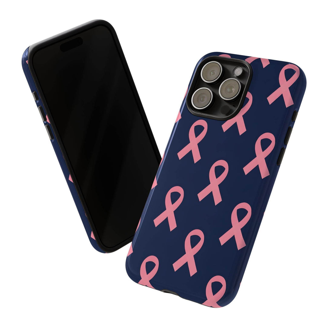 Breast Cancer Awareness Phone Case - Pink Ribbon Design - Gutsy Garb