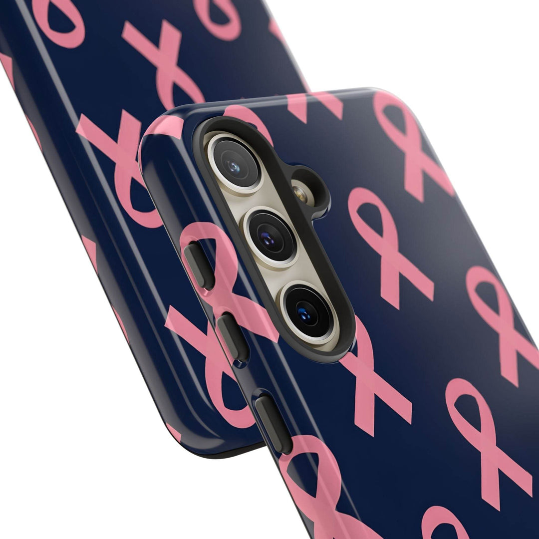 Breast Cancer Awareness Phone Case - Pink Ribbon Design - Gutsy Garb