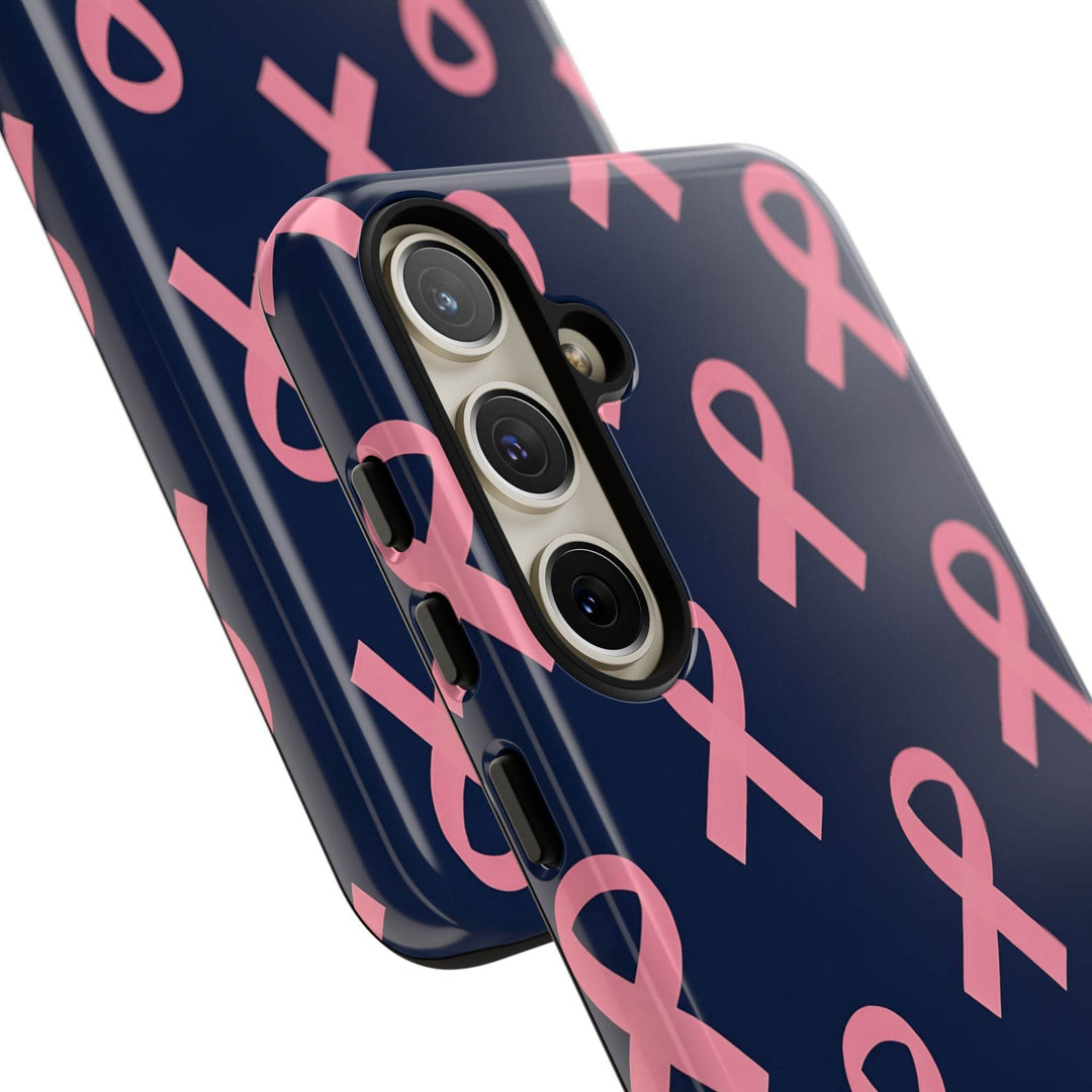 Breast Cancer Awareness Phone Case - Pink Ribbon Design - Gutsy Garb