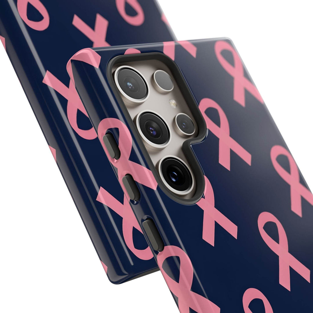 Breast Cancer Awareness Phone Case - Pink Ribbon Design - Gutsy Garb