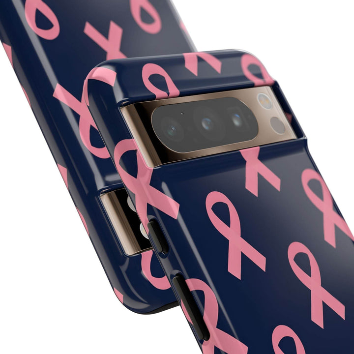 Breast Cancer Awareness Phone Case - Pink Ribbon Design - Gutsy Garb