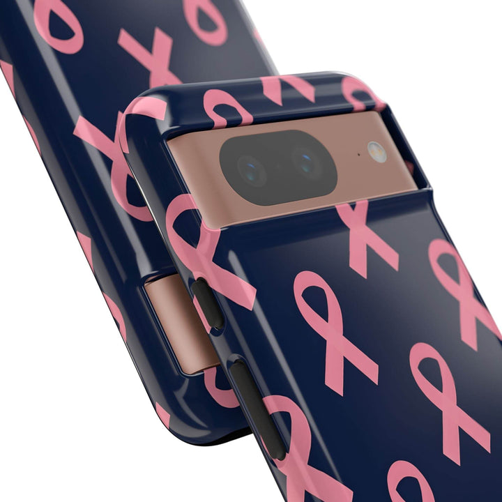Breast Cancer Awareness Phone Case - Pink Ribbon Design - Gutsy Garb