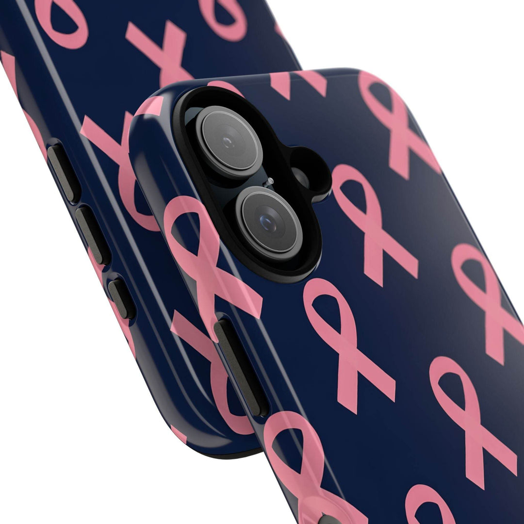 Breast Cancer Awareness Phone Case - Pink Ribbon Design - Gutsy Garb