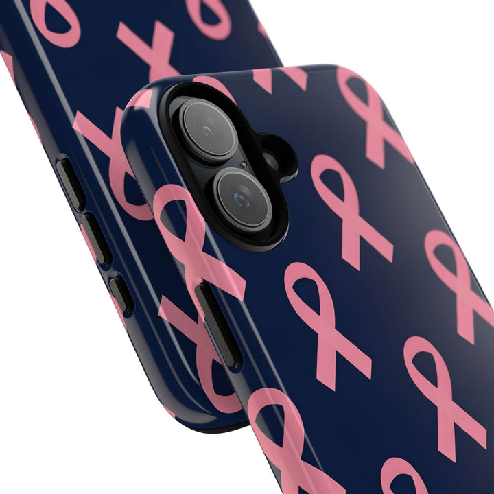 Breast Cancer Awareness Phone Case - Pink Ribbon Design - Gutsy Garb