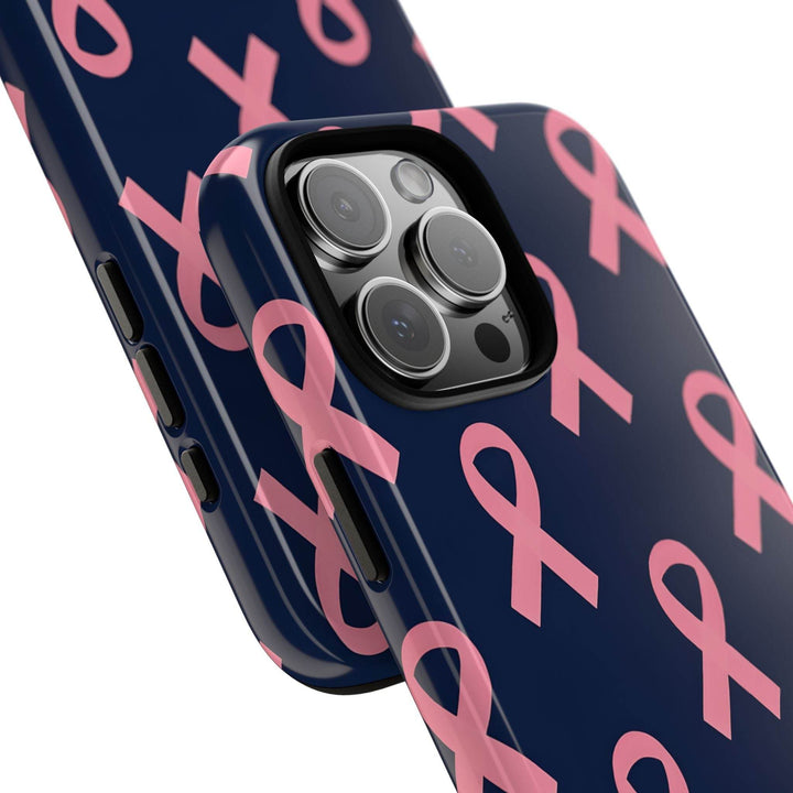 Breast Cancer Awareness Phone Case - Pink Ribbon Design - Gutsy Garb
