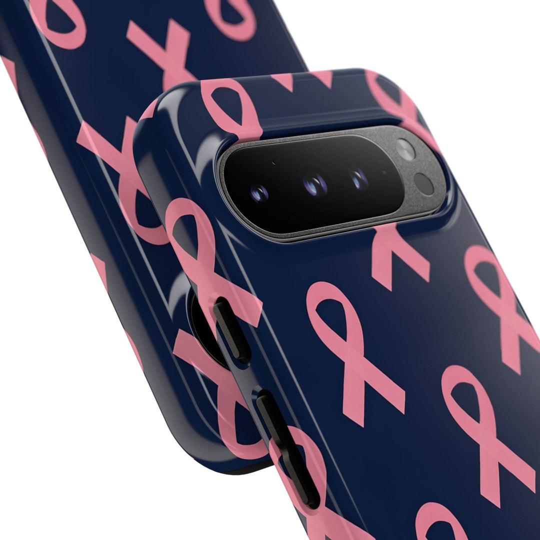 Breast Cancer Awareness Phone Case - Pink Ribbon Design - Gutsy Garb