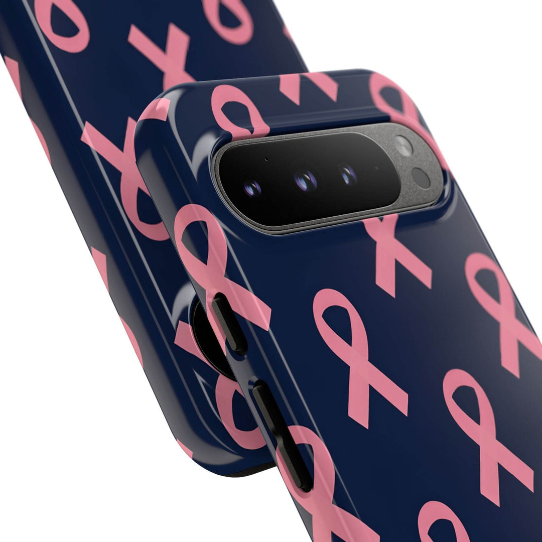 Breast Cancer Awareness Phone Case - Pink Ribbon Design - Gutsy Garb