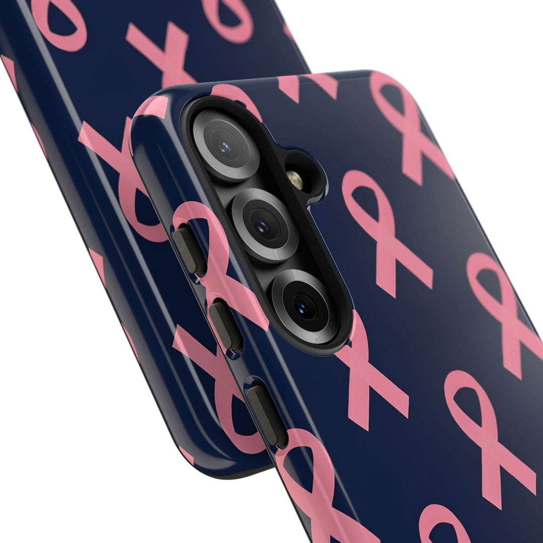 Breast Cancer Awareness Phone Case - Pink Ribbon Design - Gutsy Garb
