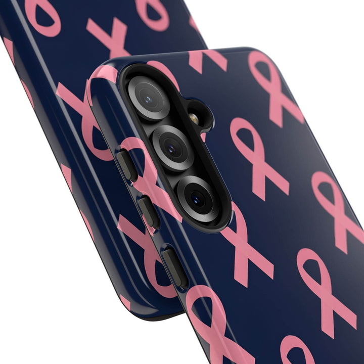 Breast Cancer Awareness Phone Case - Pink Ribbon Design - Gutsy Garb