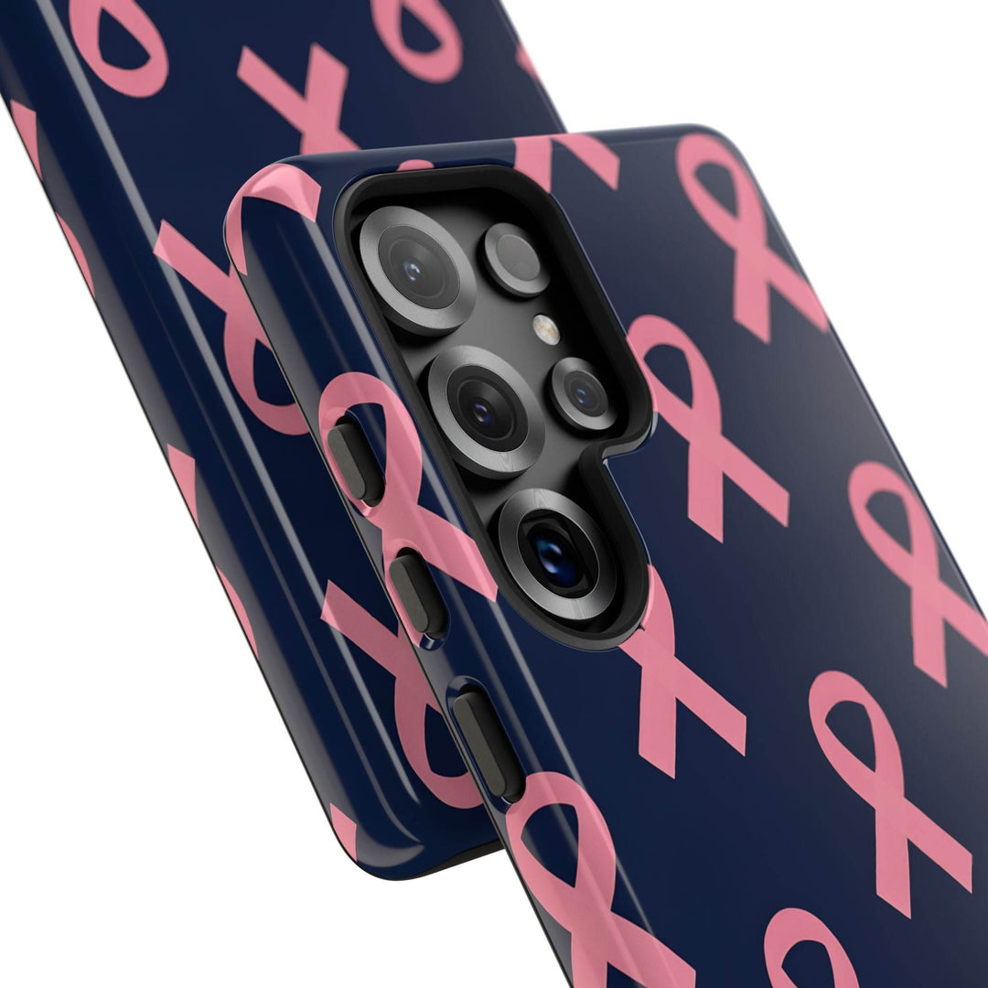 Breast Cancer Awareness Phone Case - Pink Ribbon Design - Gutsy Garb