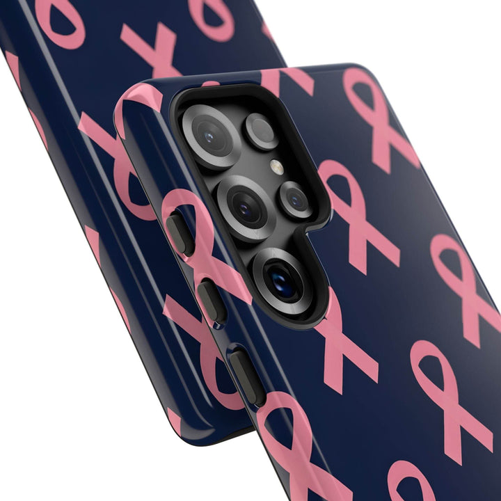 Breast Cancer Awareness Phone Case - Pink Ribbon Design - Gutsy Garb