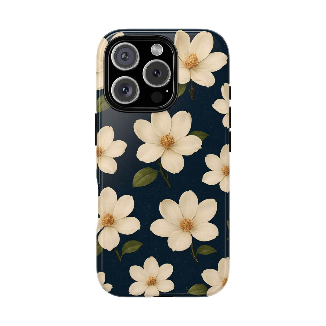 Magnolia Floral Phone Case with Durable Protection - Gutsy Garb