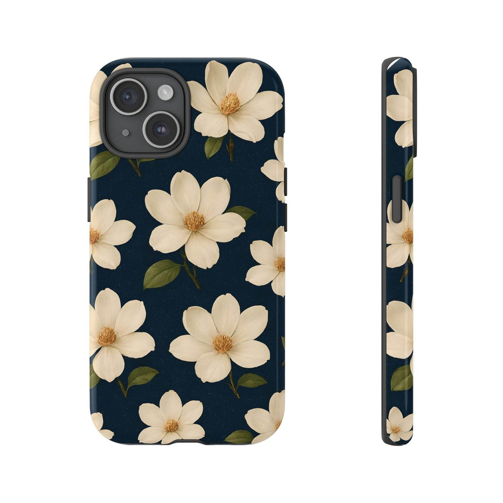 Magnolia Floral Phone Case with Durable Protection - Gutsy Garb