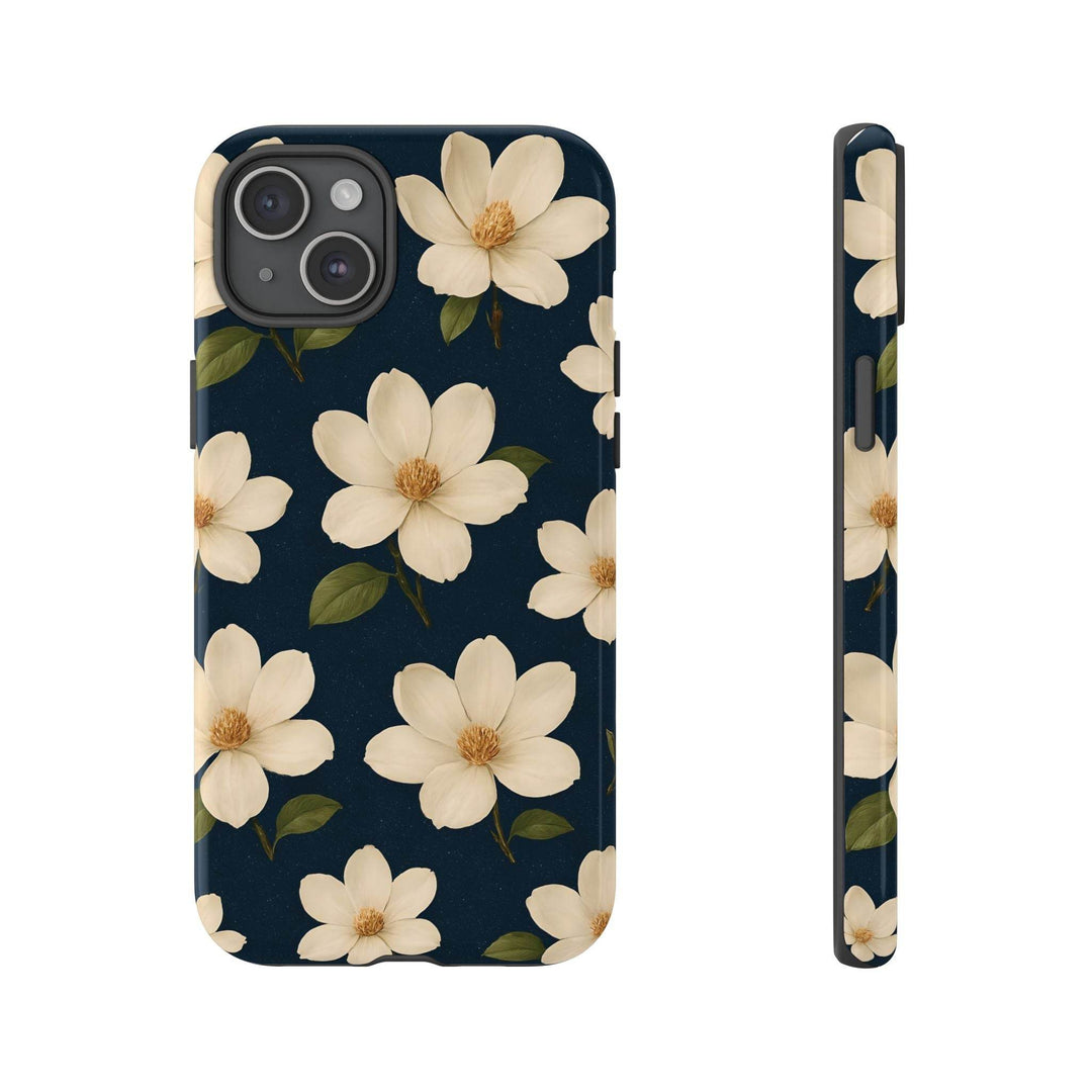 Magnolia Floral Phone Case with Durable Protection - Gutsy Garb