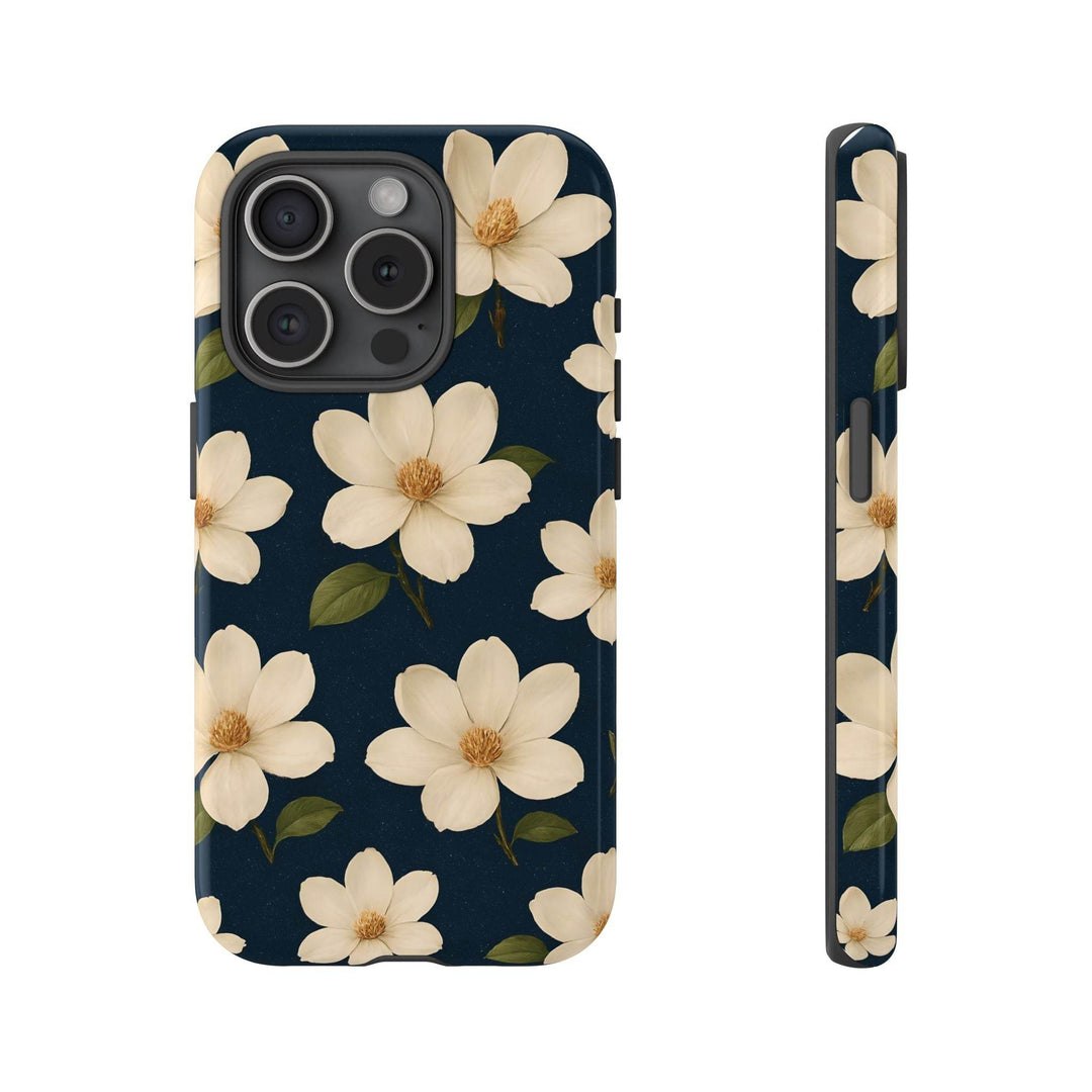 Magnolia Floral Phone Case with Durable Protection - Gutsy Garb