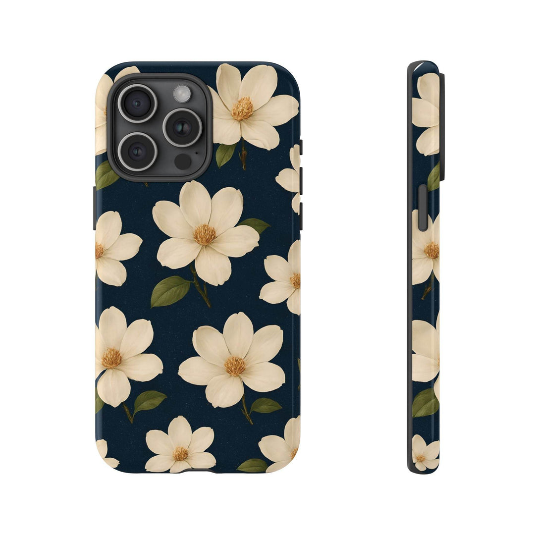 Magnolia Floral Phone Case with Durable Protection - Gutsy Garb
