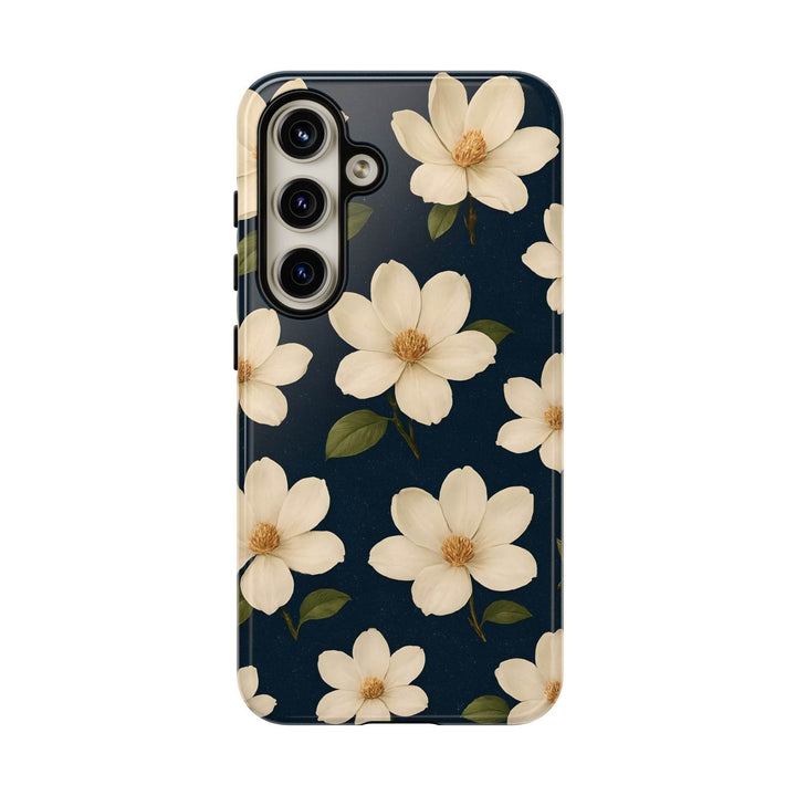 Magnolia Floral Phone Case with Durable Protection - Gutsy Garb