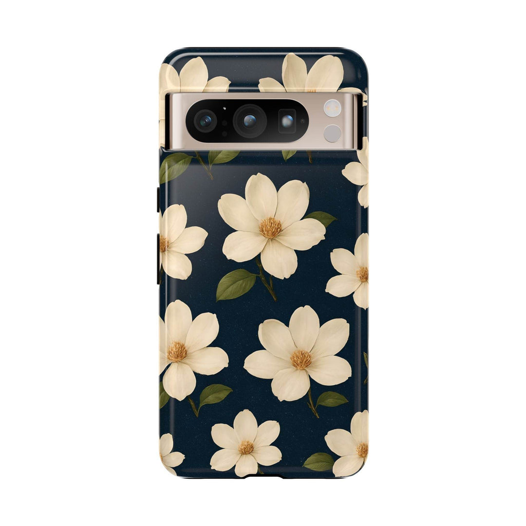 Magnolia Floral Phone Case with Durable Protection - Gutsy Garb