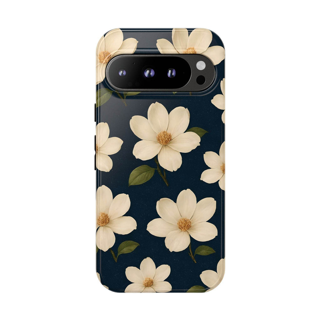 Magnolia Floral Phone Case with Durable Protection - Gutsy Garb