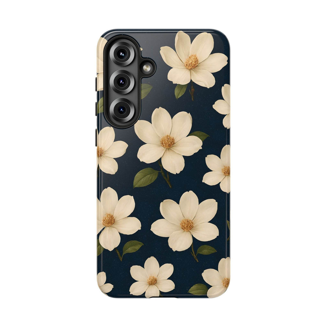 Magnolia Floral Phone Case with Durable Protection - Gutsy Garb