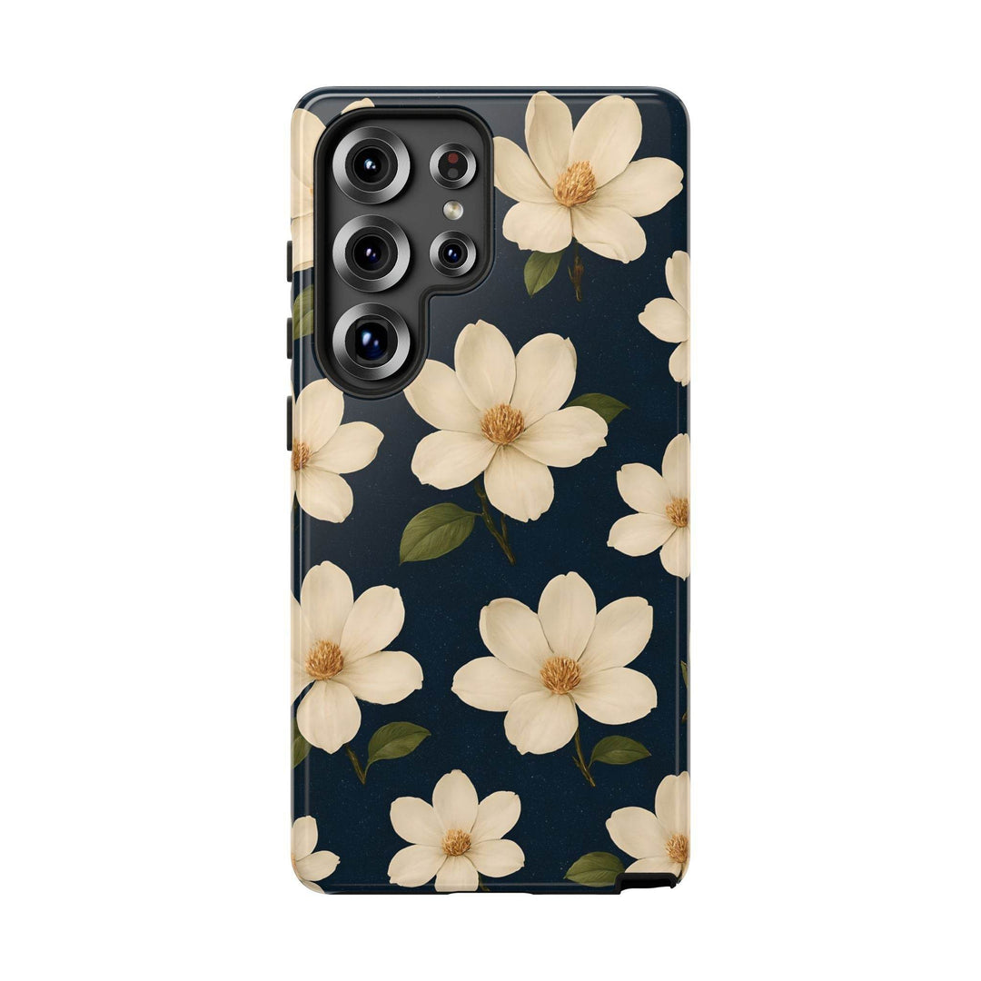 Magnolia Floral Phone Case with Durable Protection - Gutsy Garb