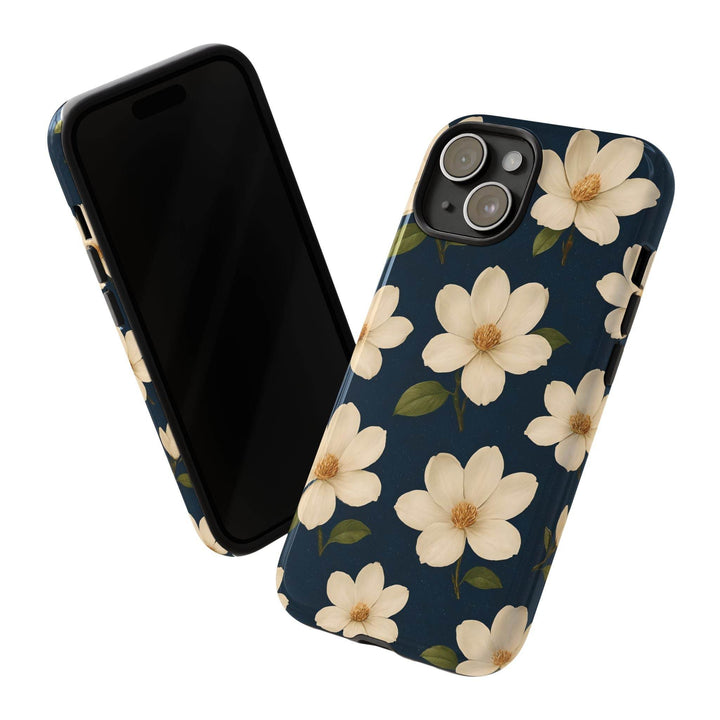 Magnolia Floral Phone Case with Durable Protection - Gutsy Garb