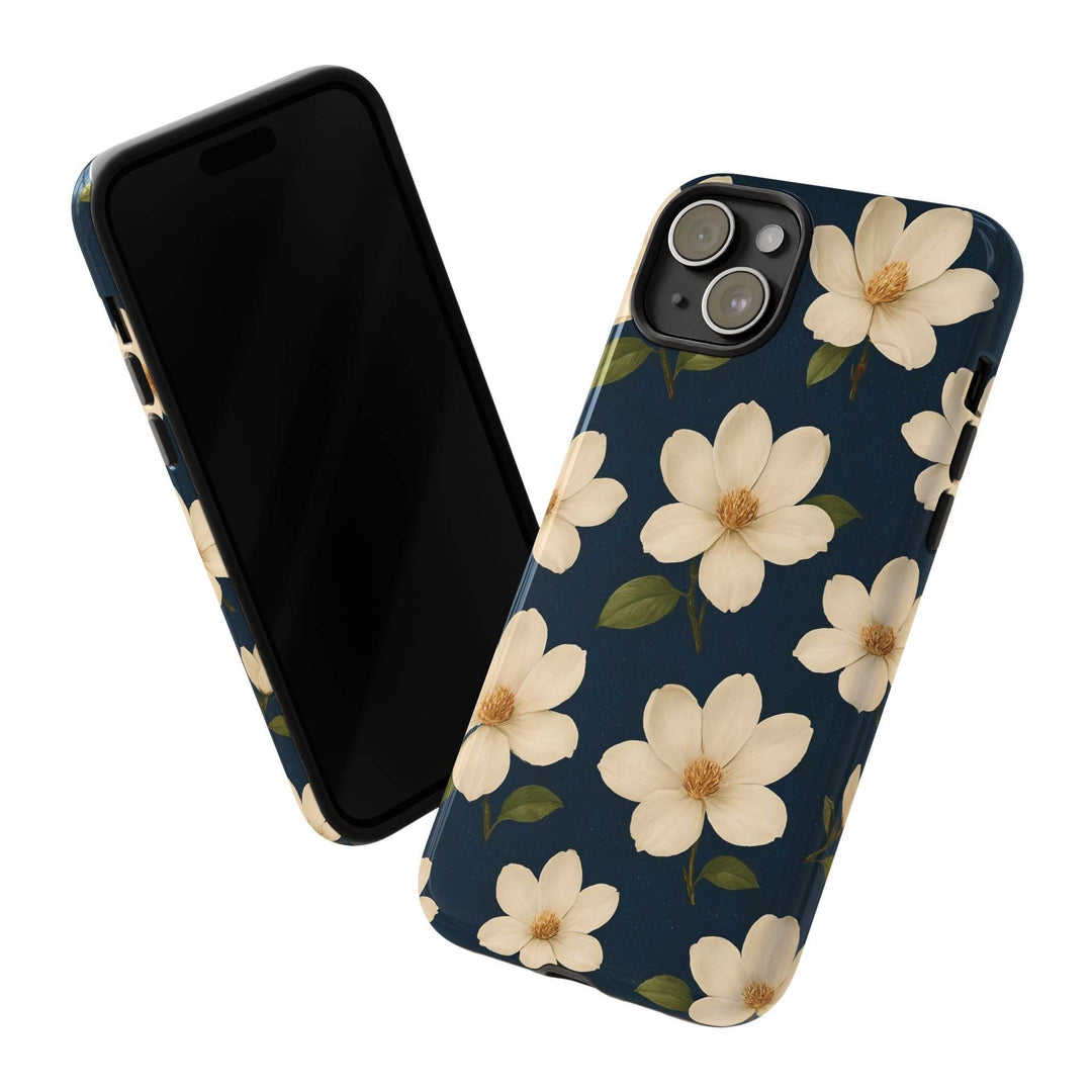Magnolia Floral Phone Case with Durable Protection - Gutsy Garb