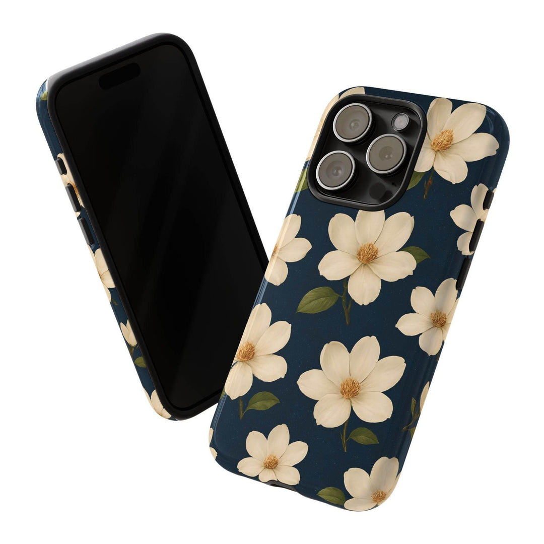 Magnolia Floral Phone Case with Durable Protection - Gutsy Garb