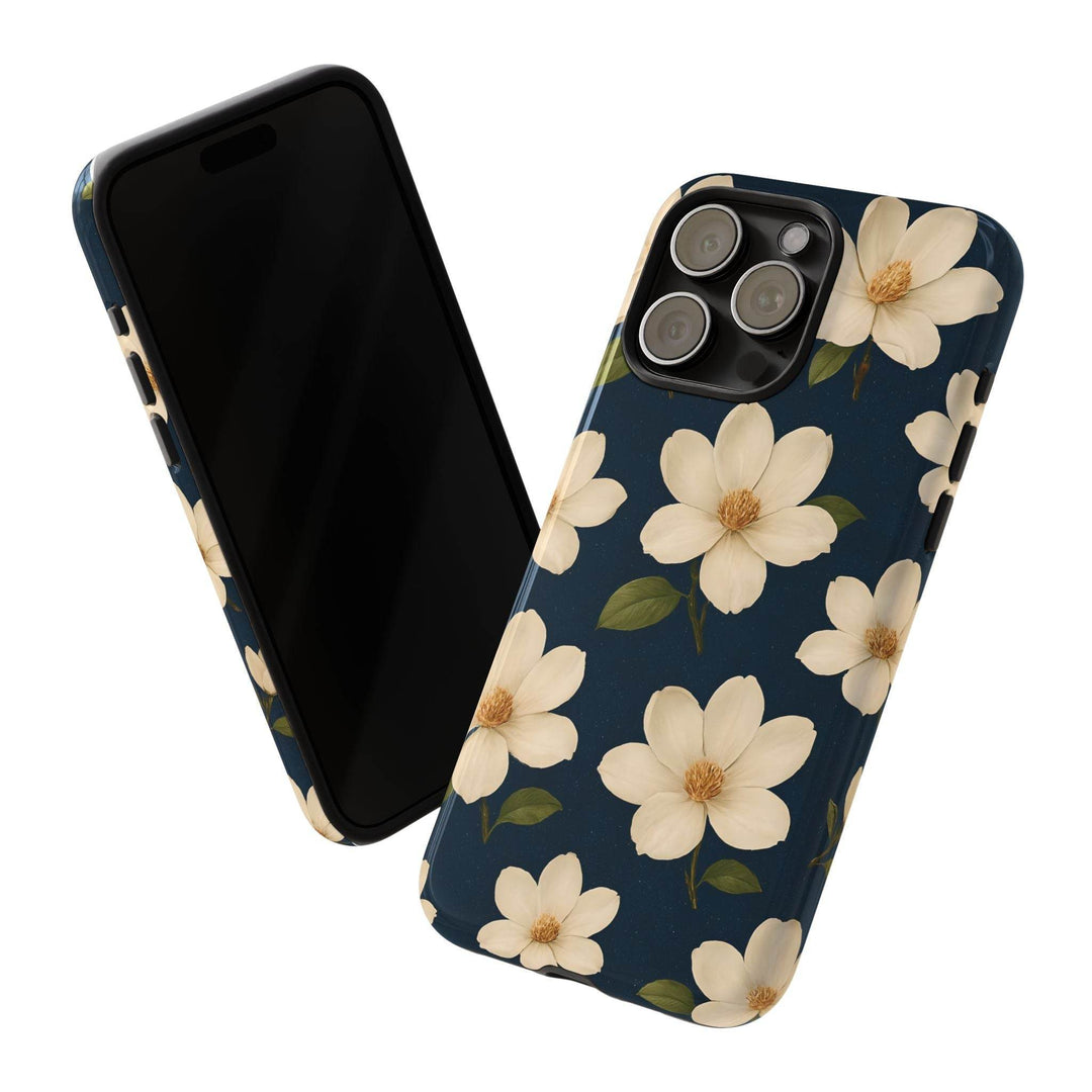 Magnolia Floral Phone Case with Durable Protection - Gutsy Garb