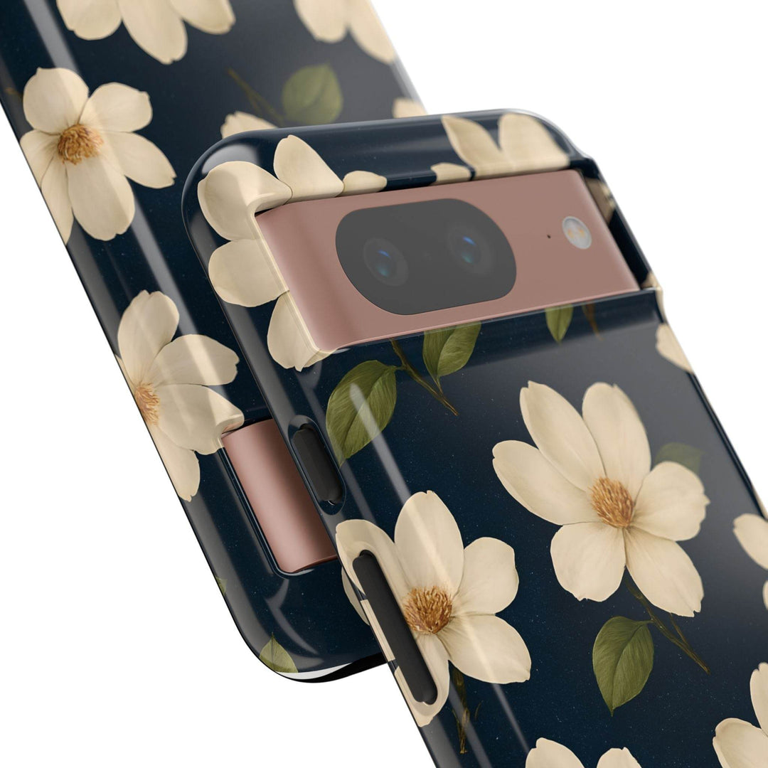 Magnolia Floral Phone Case with Durable Protection - Gutsy Garb