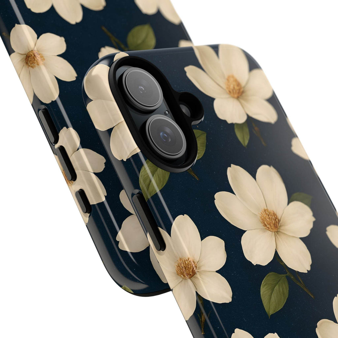 Magnolia Floral Phone Case with Durable Protection - Gutsy Garb