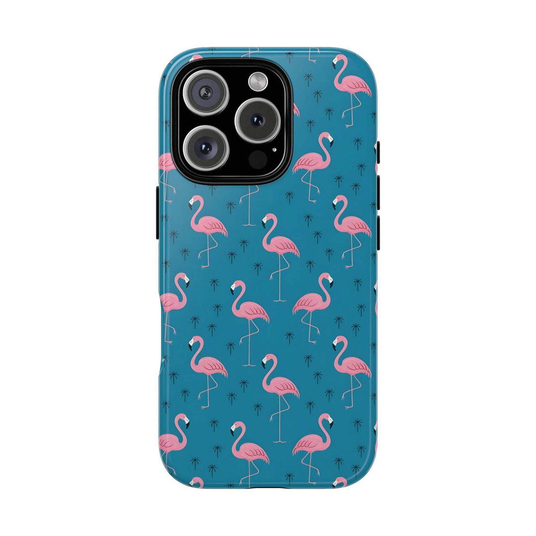Tropical Flamingo Phone Case - Stylish & Durable - Gutsy Garb
