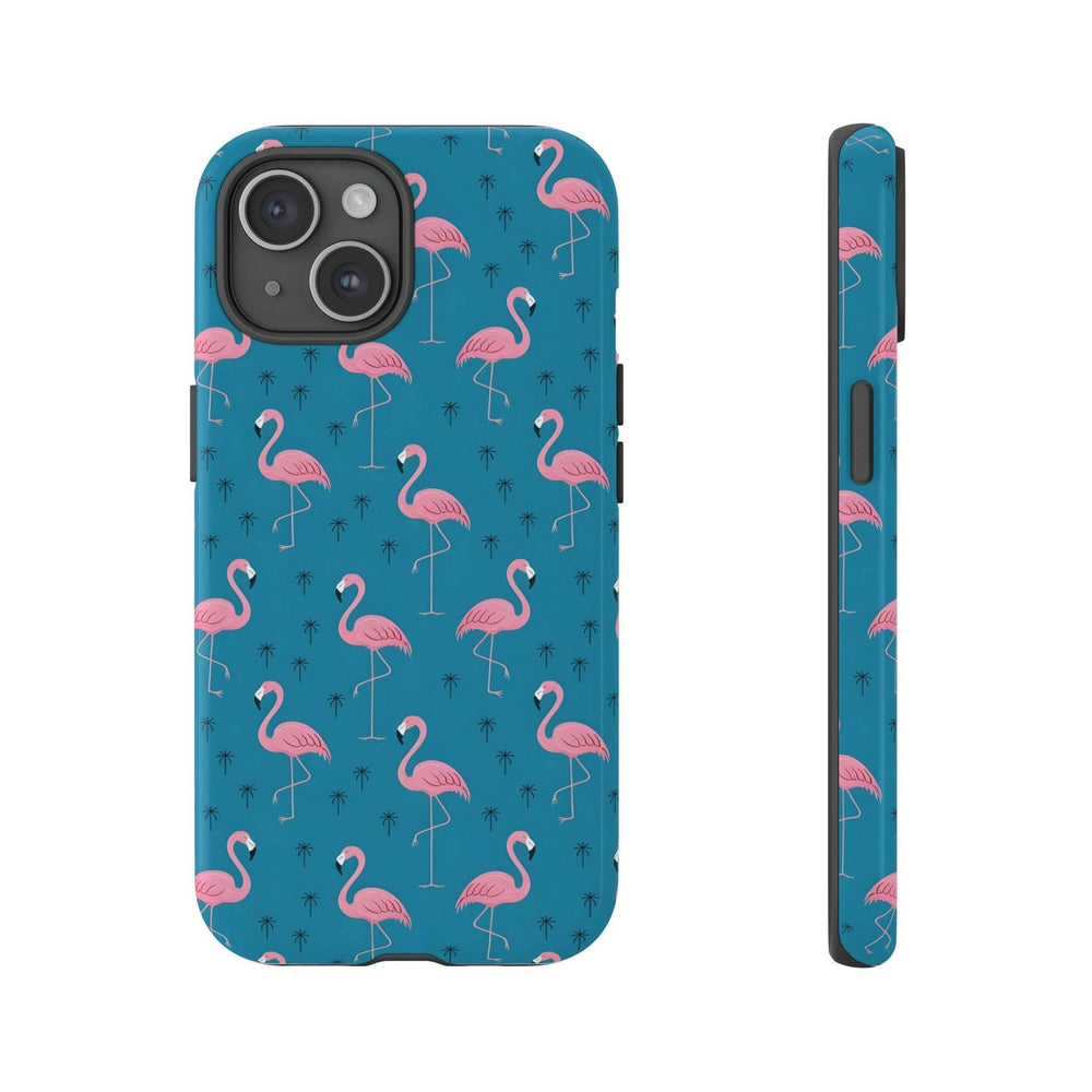 Tropical Flamingo Phone Case - Stylish & Durable - Gutsy Garb