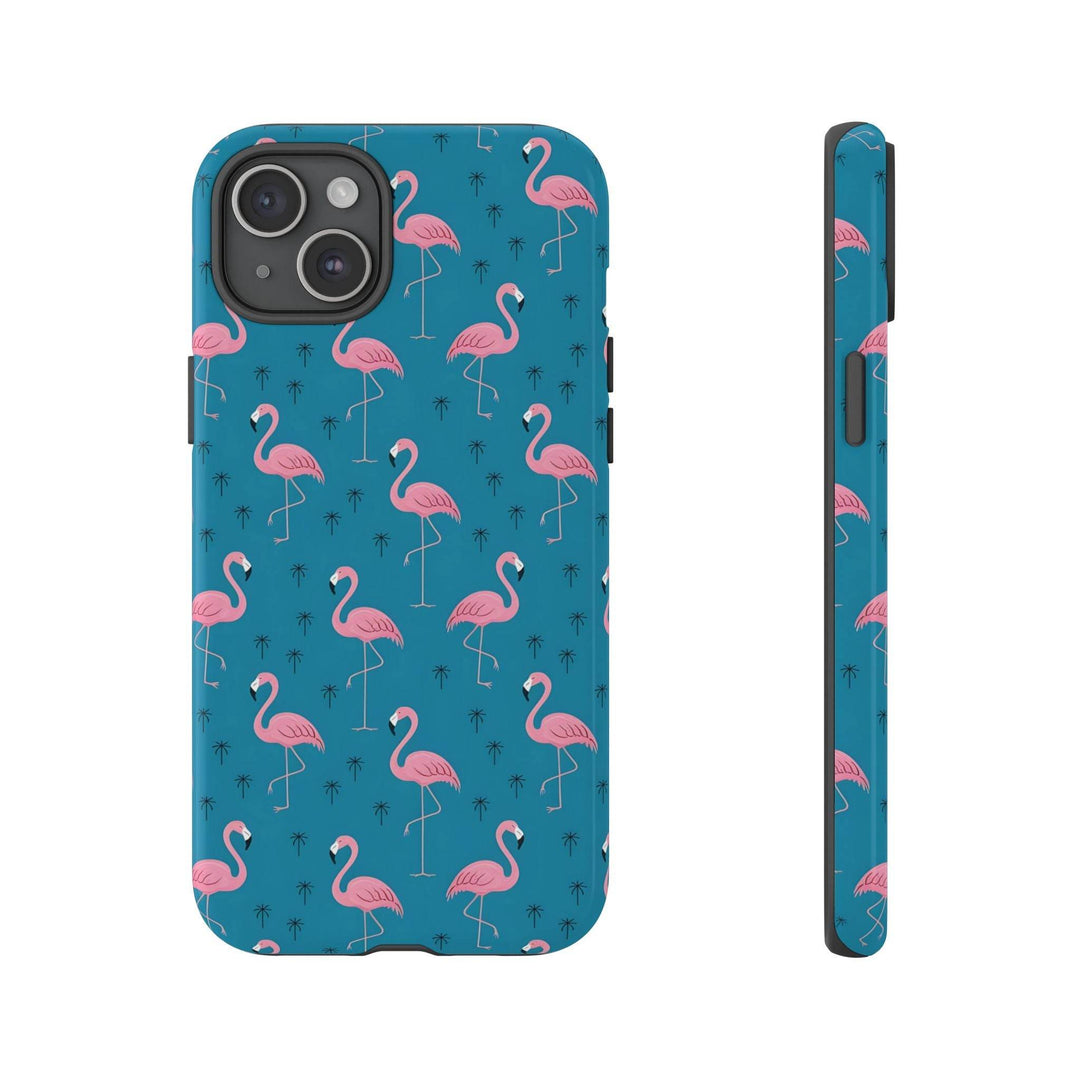 Tropical Flamingo Phone Case - Stylish & Durable - Gutsy Garb