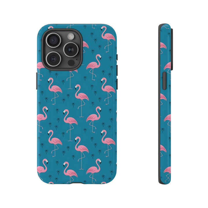Tropical Flamingo Phone Case - Stylish & Durable - Gutsy Garb