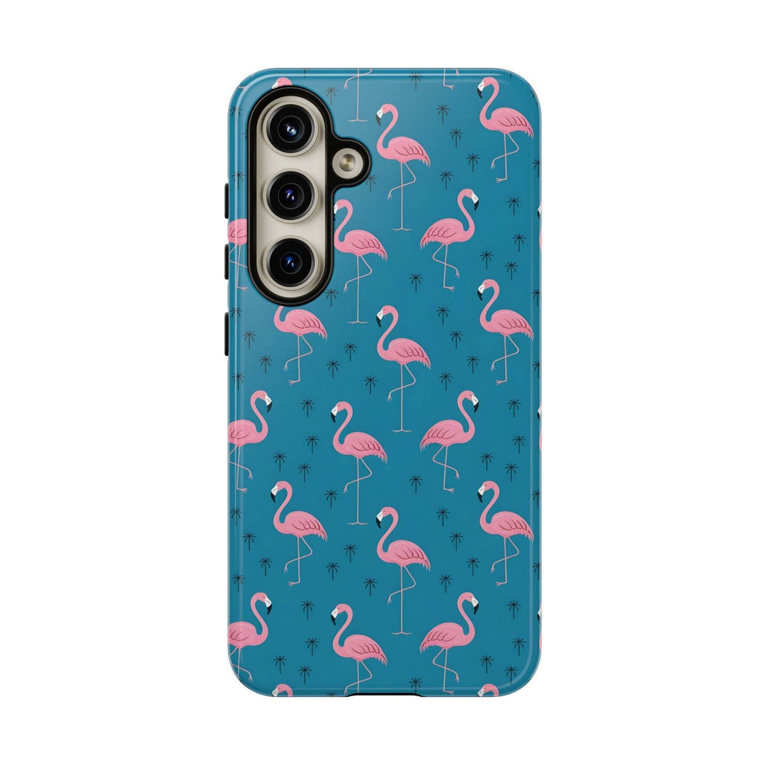 Tropical Flamingo Phone Case - Stylish & Durable - Gutsy Garb