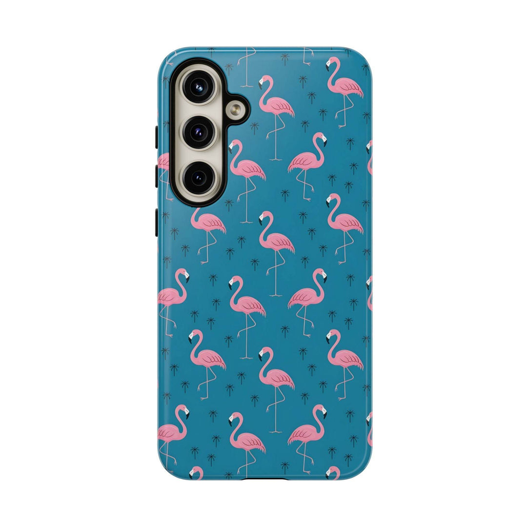 Tropical Flamingo Phone Case - Stylish & Durable - Gutsy Garb