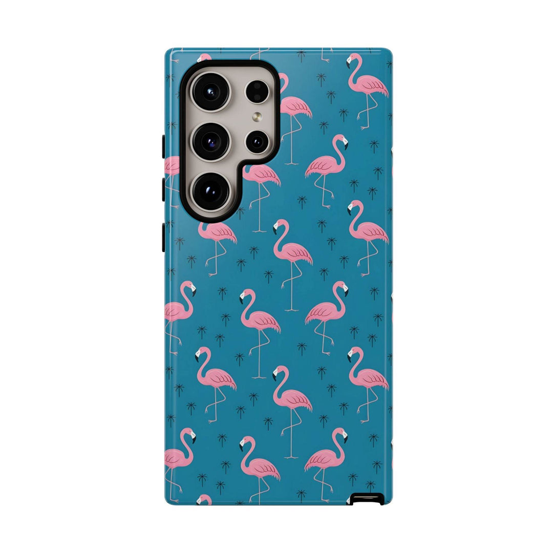 Tropical Flamingo Phone Case - Stylish & Durable - Gutsy Garb