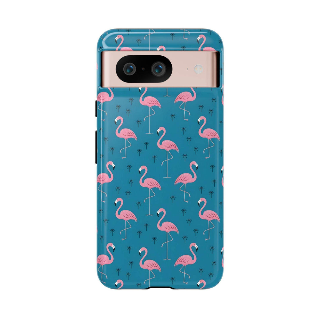 Tropical Flamingo Phone Case - Stylish & Durable - Gutsy Garb