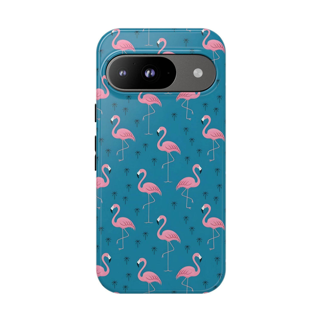 Tropical Flamingo Phone Case - Stylish & Durable - Gutsy Garb