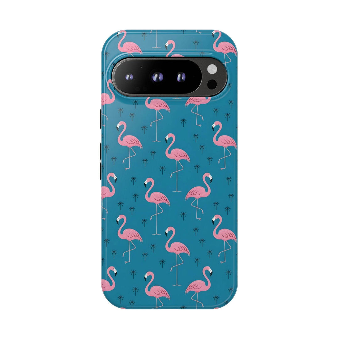 Tropical Flamingo Phone Case - Stylish & Durable - Gutsy Garb