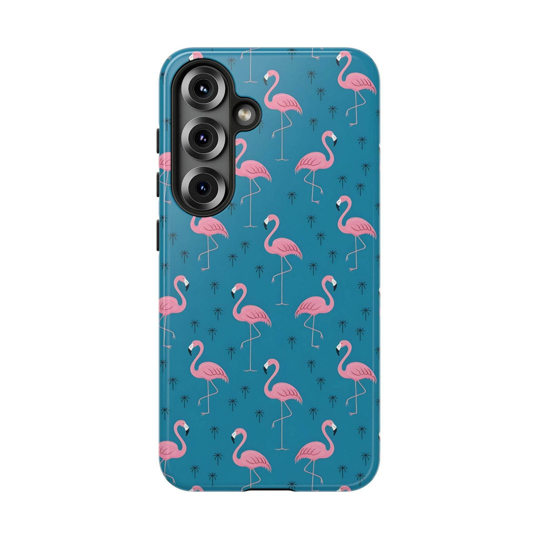 Tropical Flamingo Phone Case - Stylish & Durable - Gutsy Garb