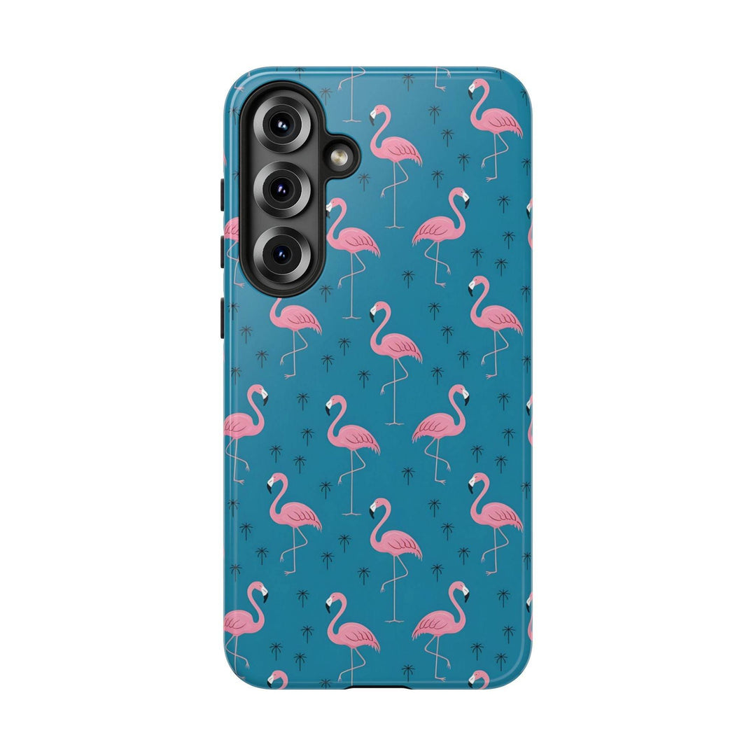 Tropical Flamingo Phone Case - Stylish & Durable - Gutsy Garb