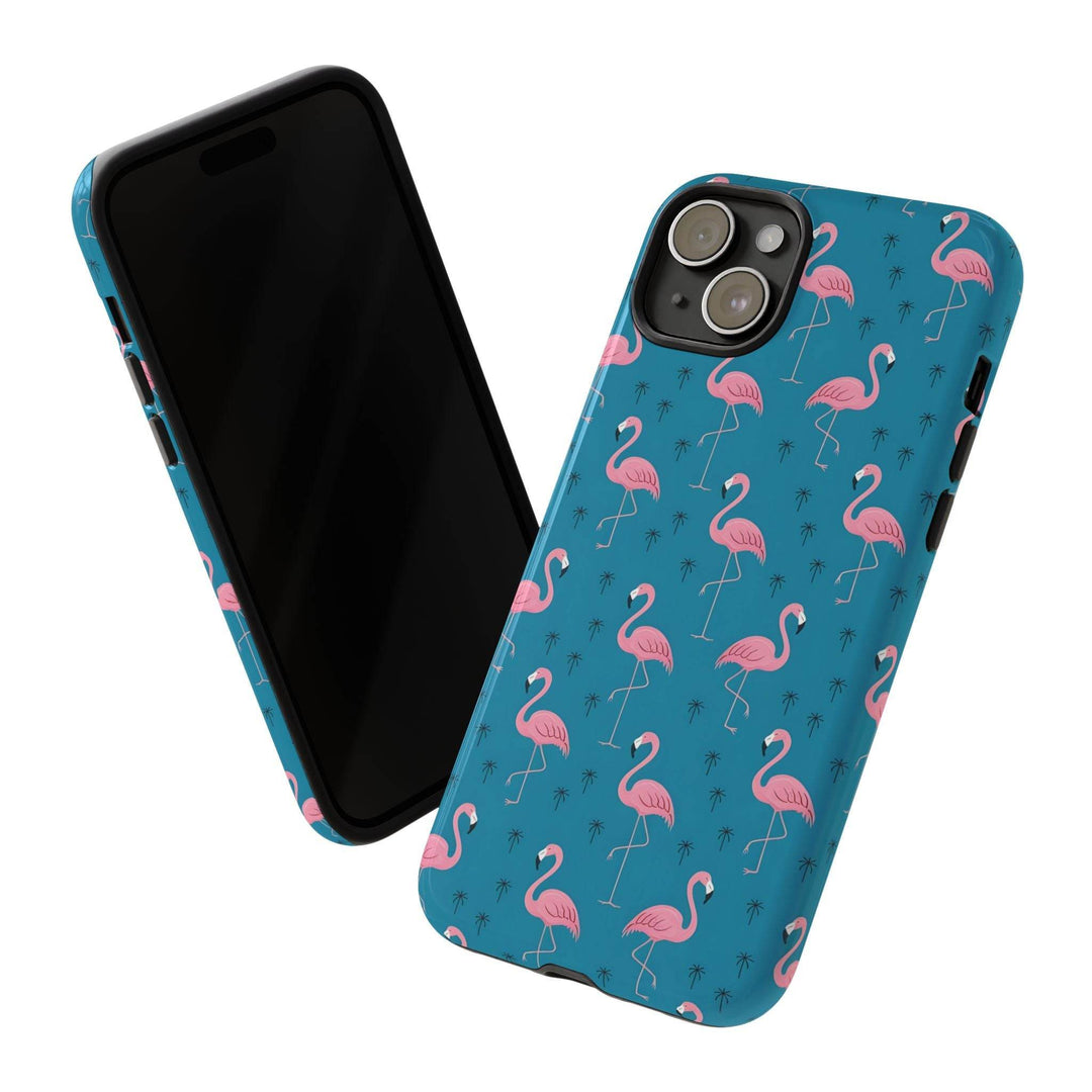 Tropical Flamingo Phone Case - Stylish & Durable - Gutsy Garb