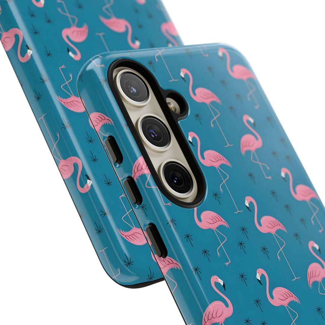 Tropical Flamingo Phone Case - Stylish & Durable - Gutsy Garb