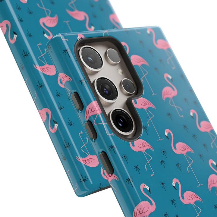 Tropical Flamingo Phone Case - Stylish & Durable - Gutsy Garb