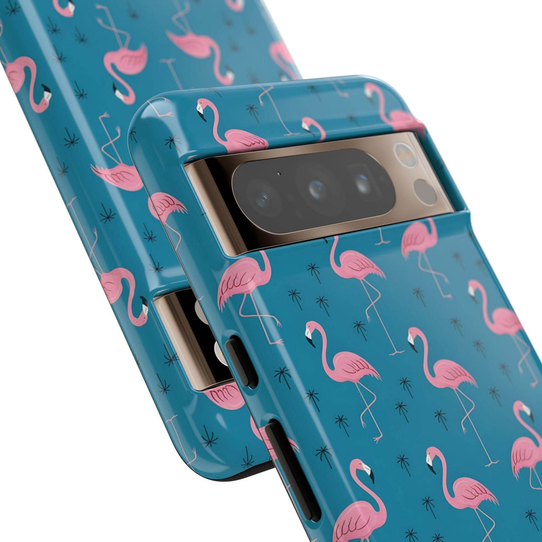 Tropical Flamingo Phone Case - Stylish & Durable - Gutsy Garb