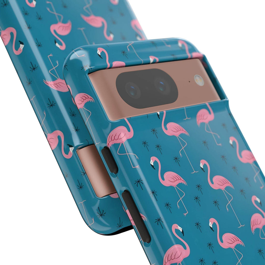 Tropical Flamingo Phone Case - Stylish & Durable - Gutsy Garb