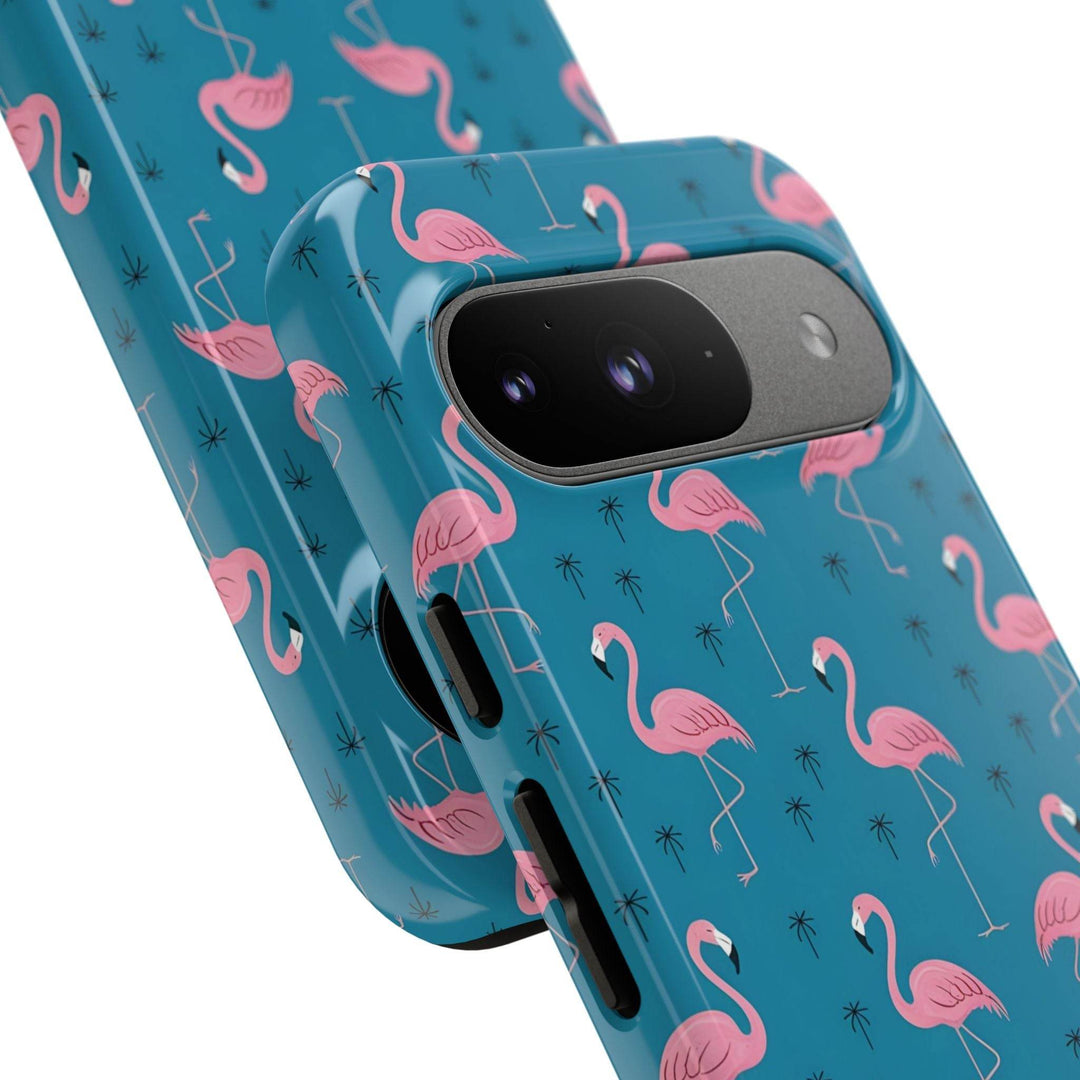 Tropical Flamingo Phone Case - Stylish & Durable - Gutsy Garb