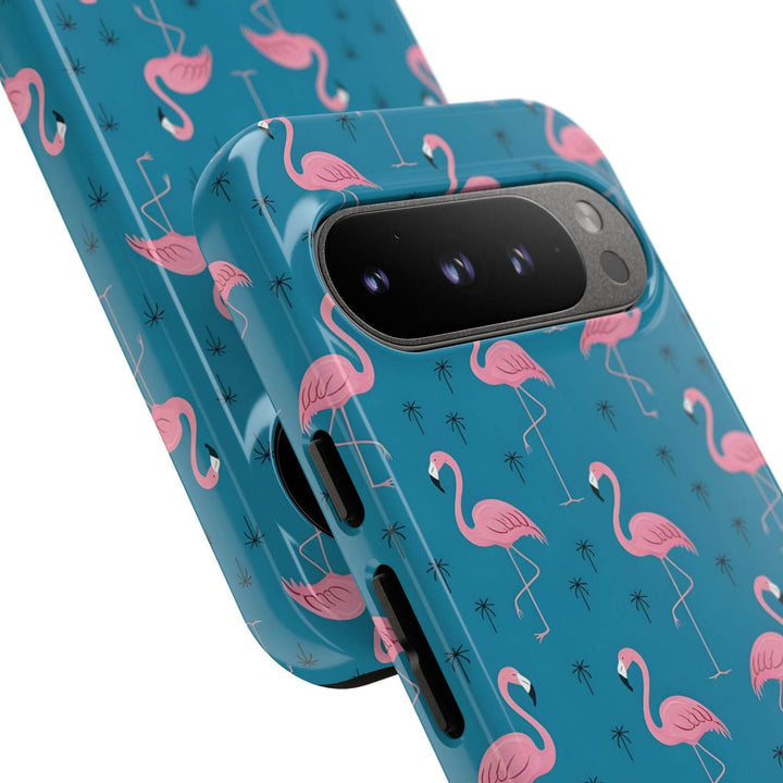 Tropical Flamingo Phone Case - Stylish & Durable - Gutsy Garb